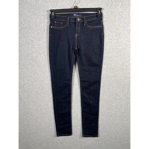 Gap For Good Jeans Womens 14 Blue Denim Regular Stretch Super Skinny Leg Outdoor